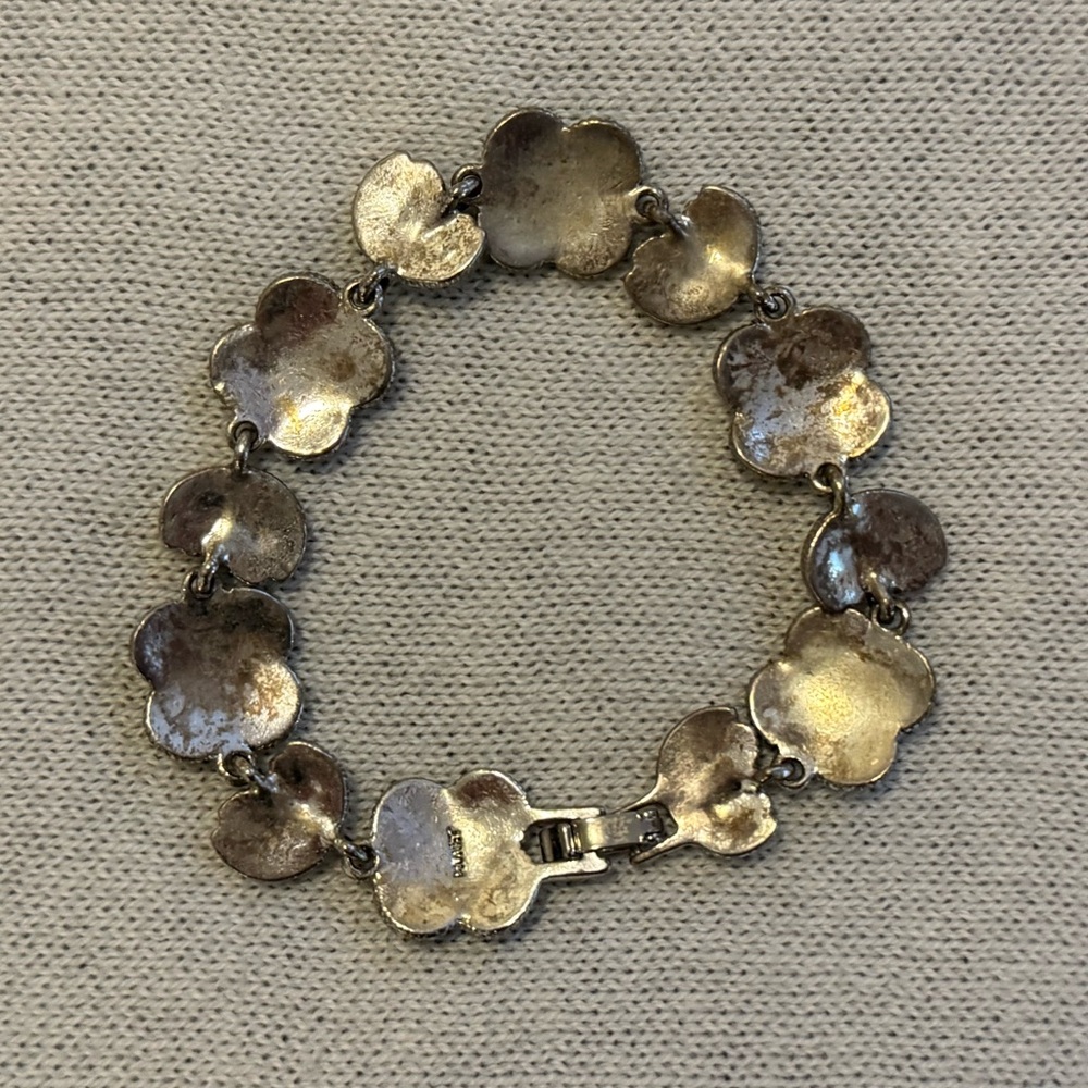 Vintage Signed Monet Bracelet - Picture 3 of 6